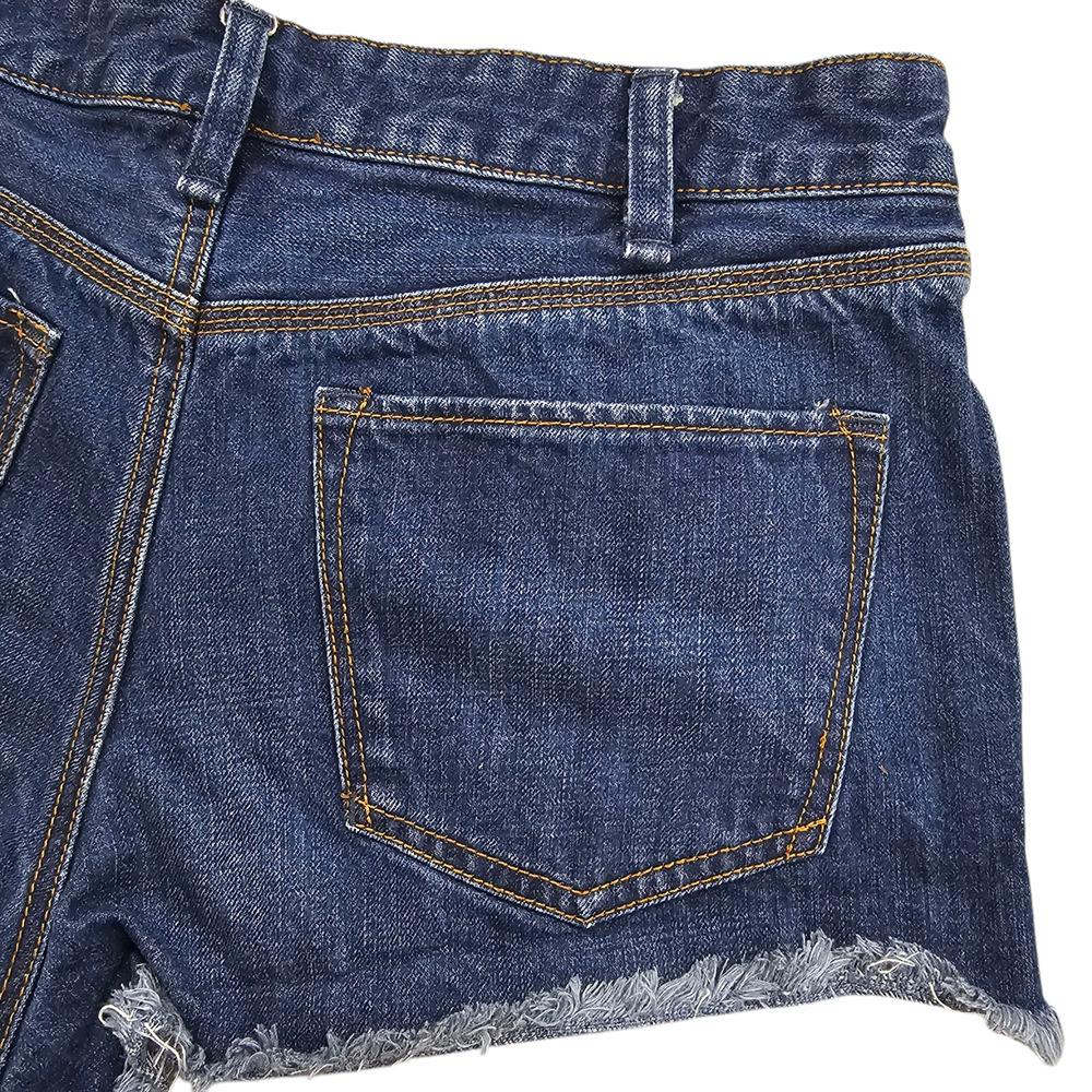 Free People Shorts Womens Size 30 Cut Off Jean Booty Shorts Denim Button Fly - Picture 6 of 12